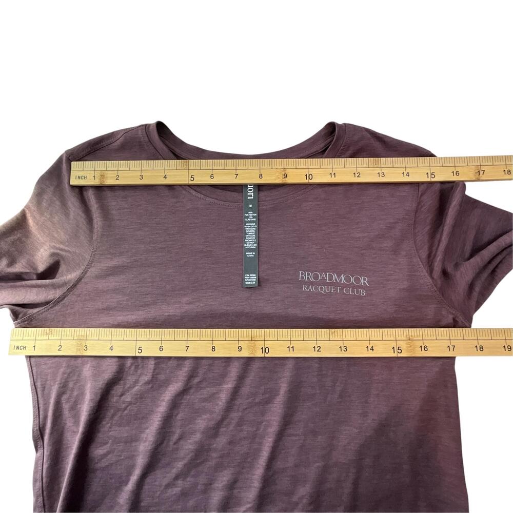 Vuori Long Sleeve Lux Crew Top Womens Medium Purple Broadmoor Racquet Club - Picture 7 of 11